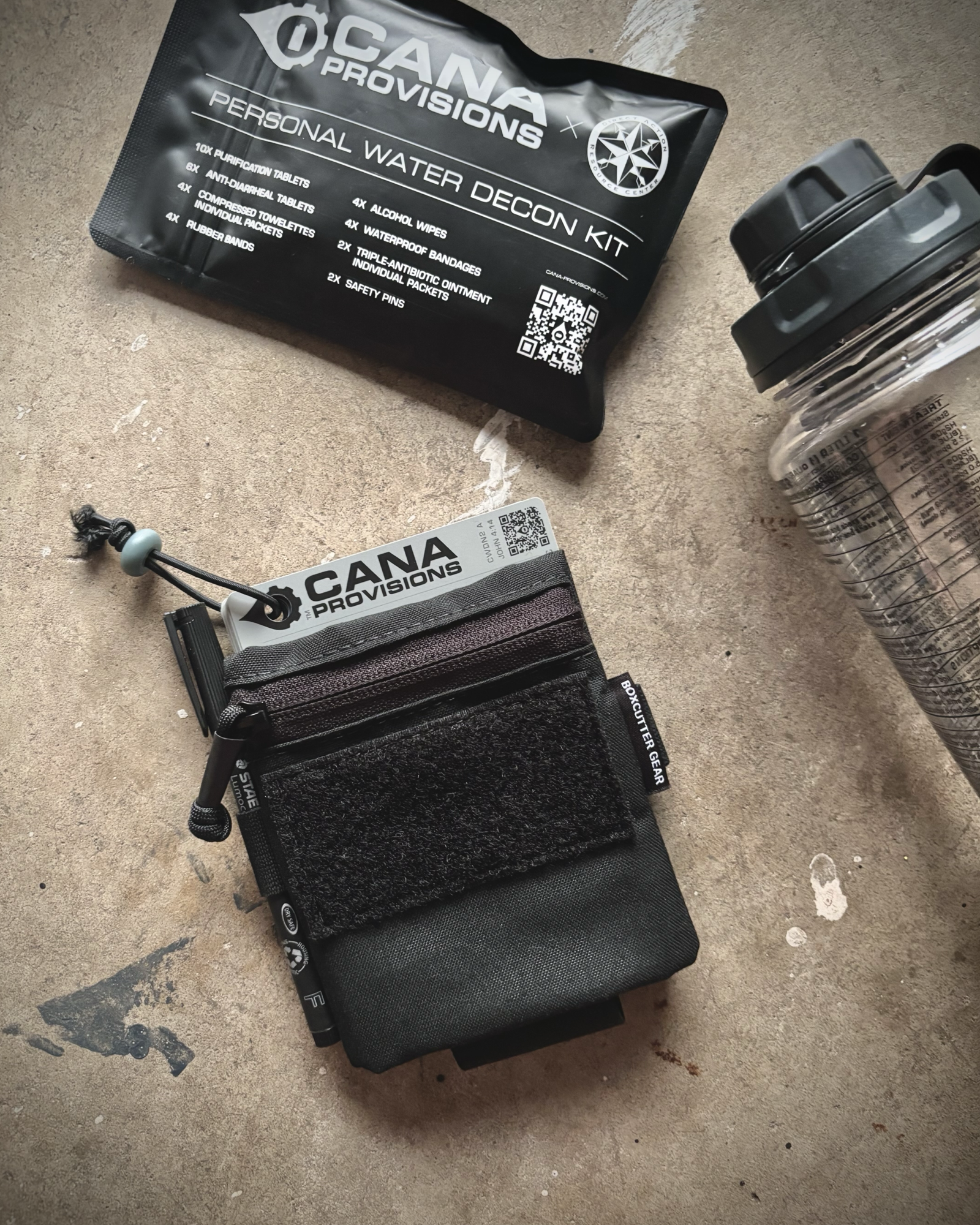 [ZAP]-XL Zippered Admin Pocket Extra Large (Velcro or Molle Back)