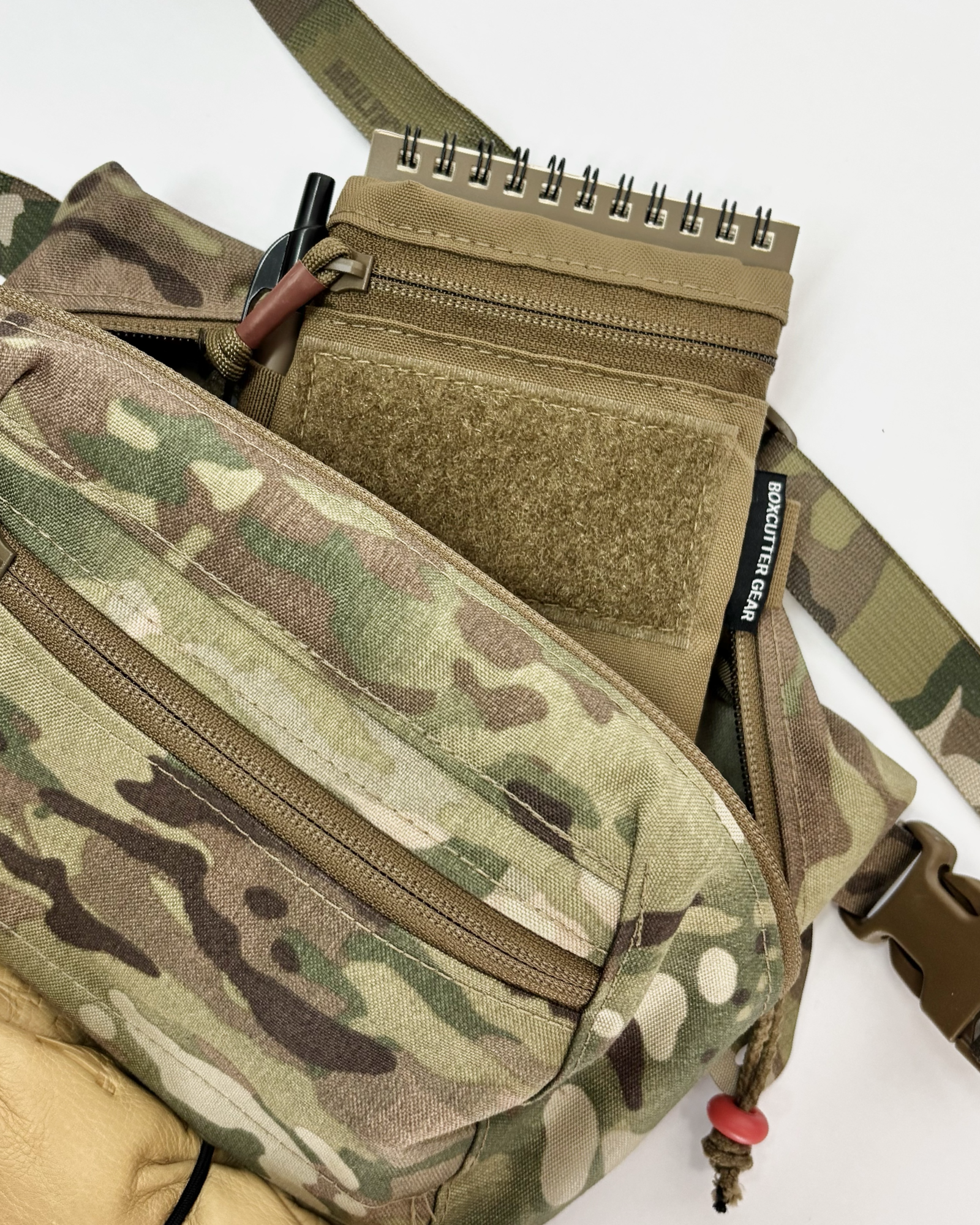 [ZAP]-XL Zippered Admin Pocket Extra Large (Velcro or Molle Back)