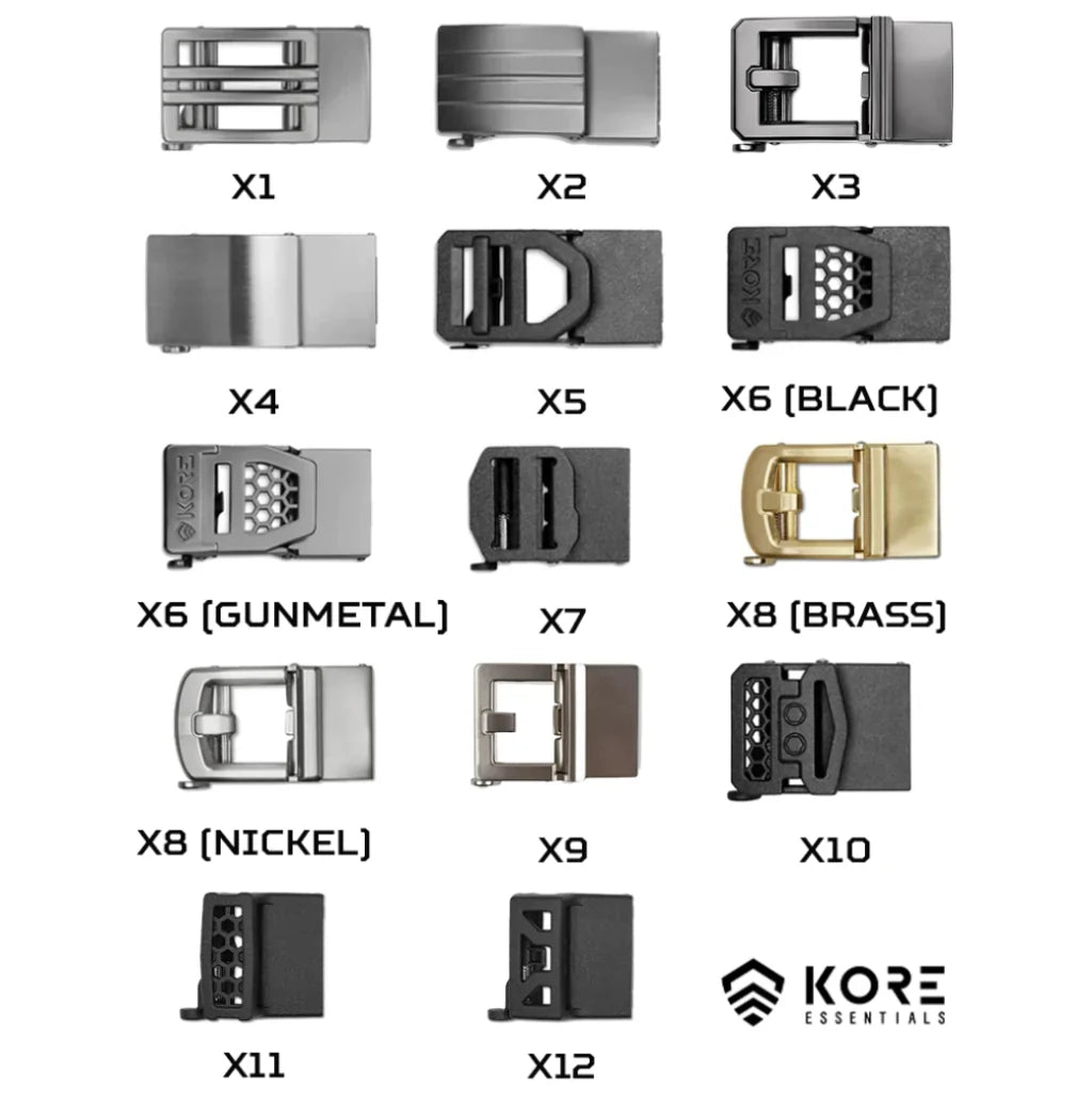 Kore Essentials X Series Buckles