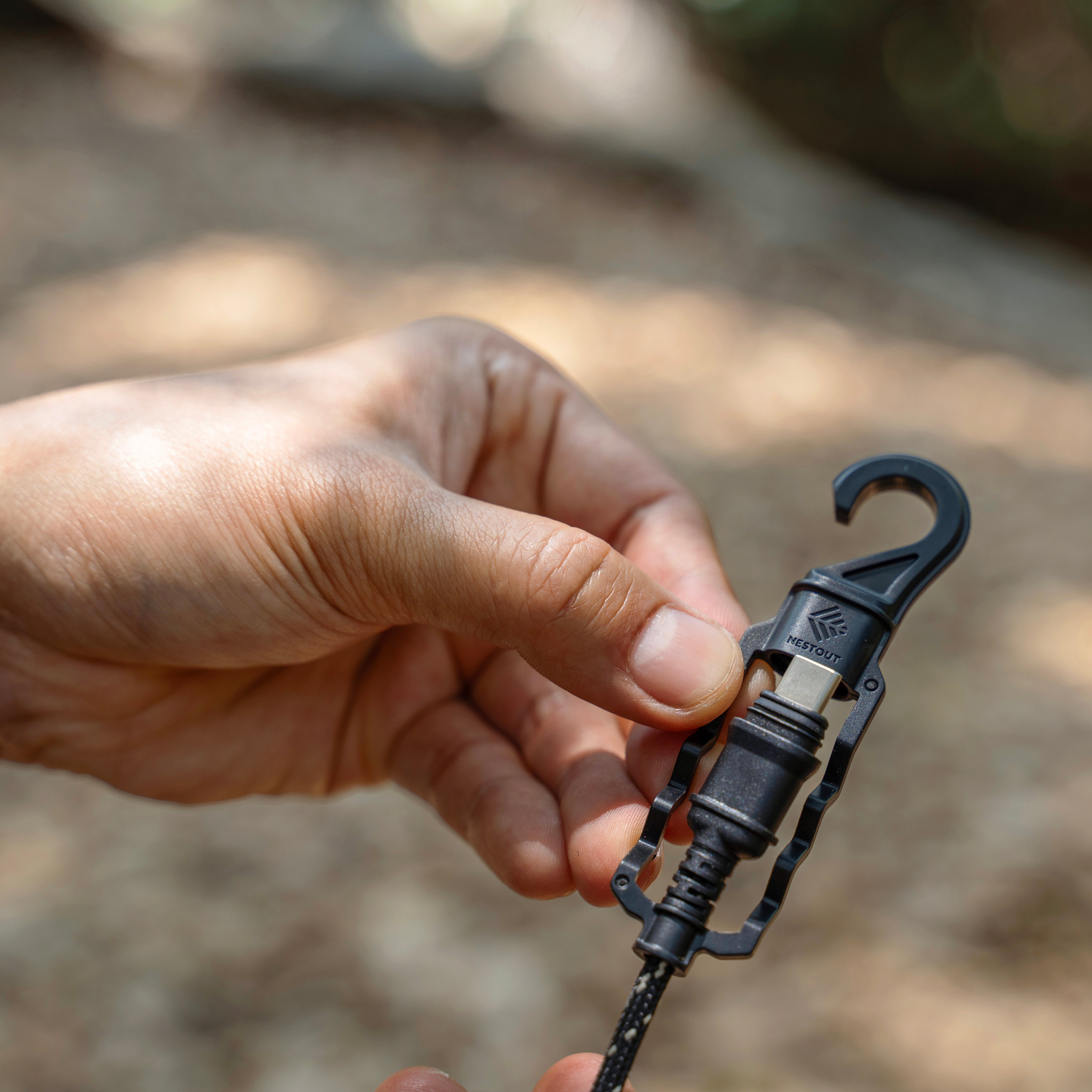 Nestout Outdoor Charging Cable, USB-A to USB-C