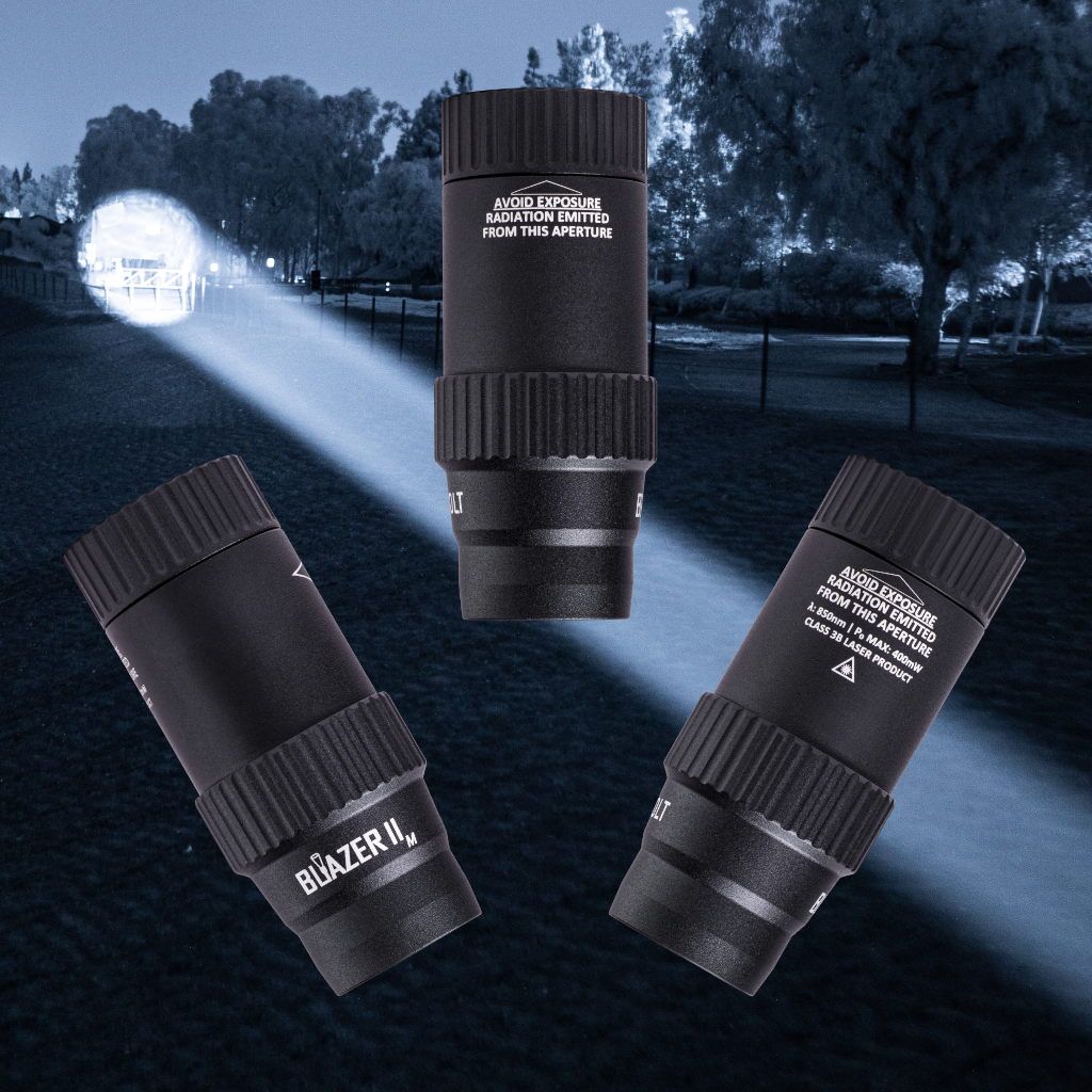 Z-BOLT BLAZER II LED IR Illuminators - RIFLE MOUNTED (IP68)