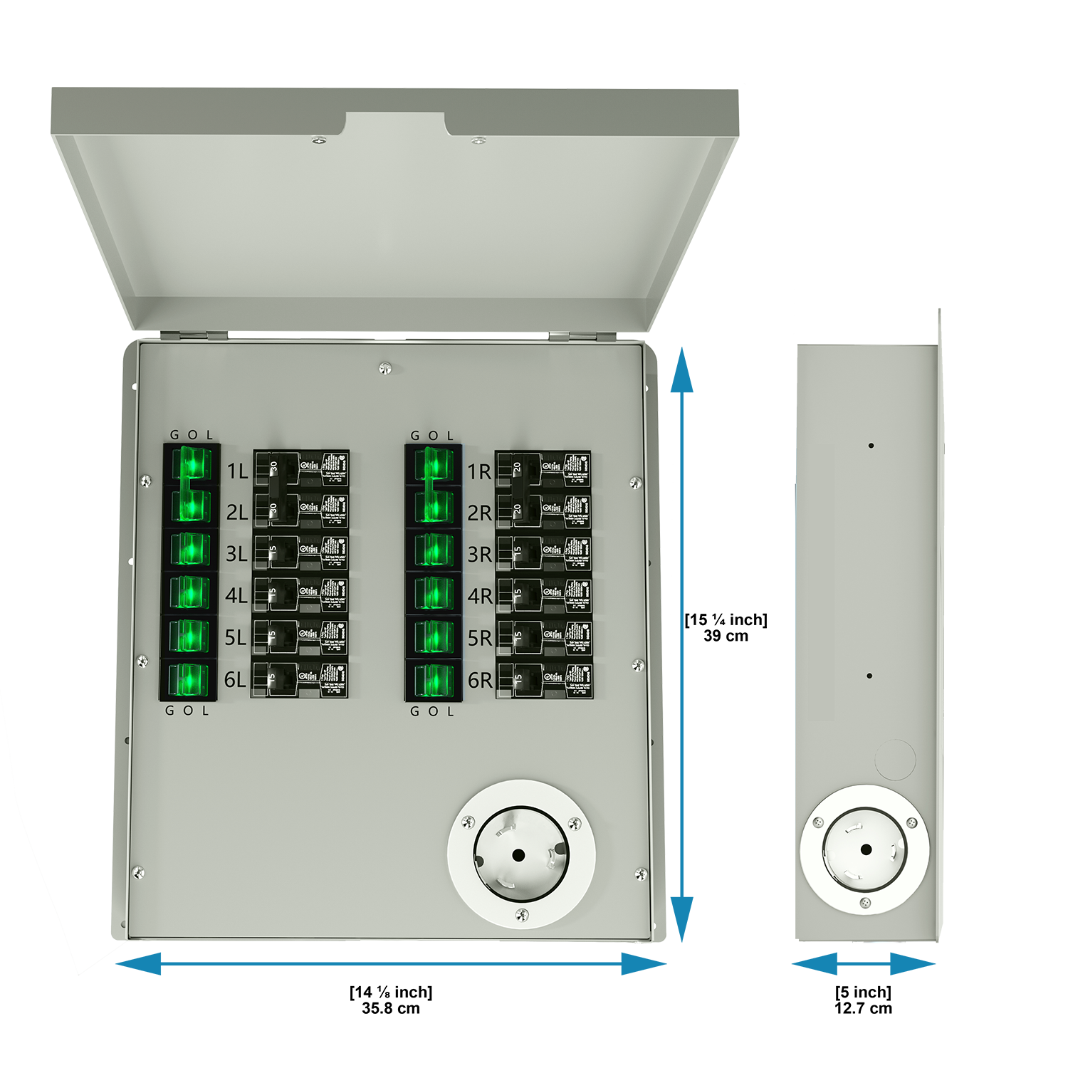 Nature's Generator Powerhouse Gen 2 Solar Generator and Transfer Switch