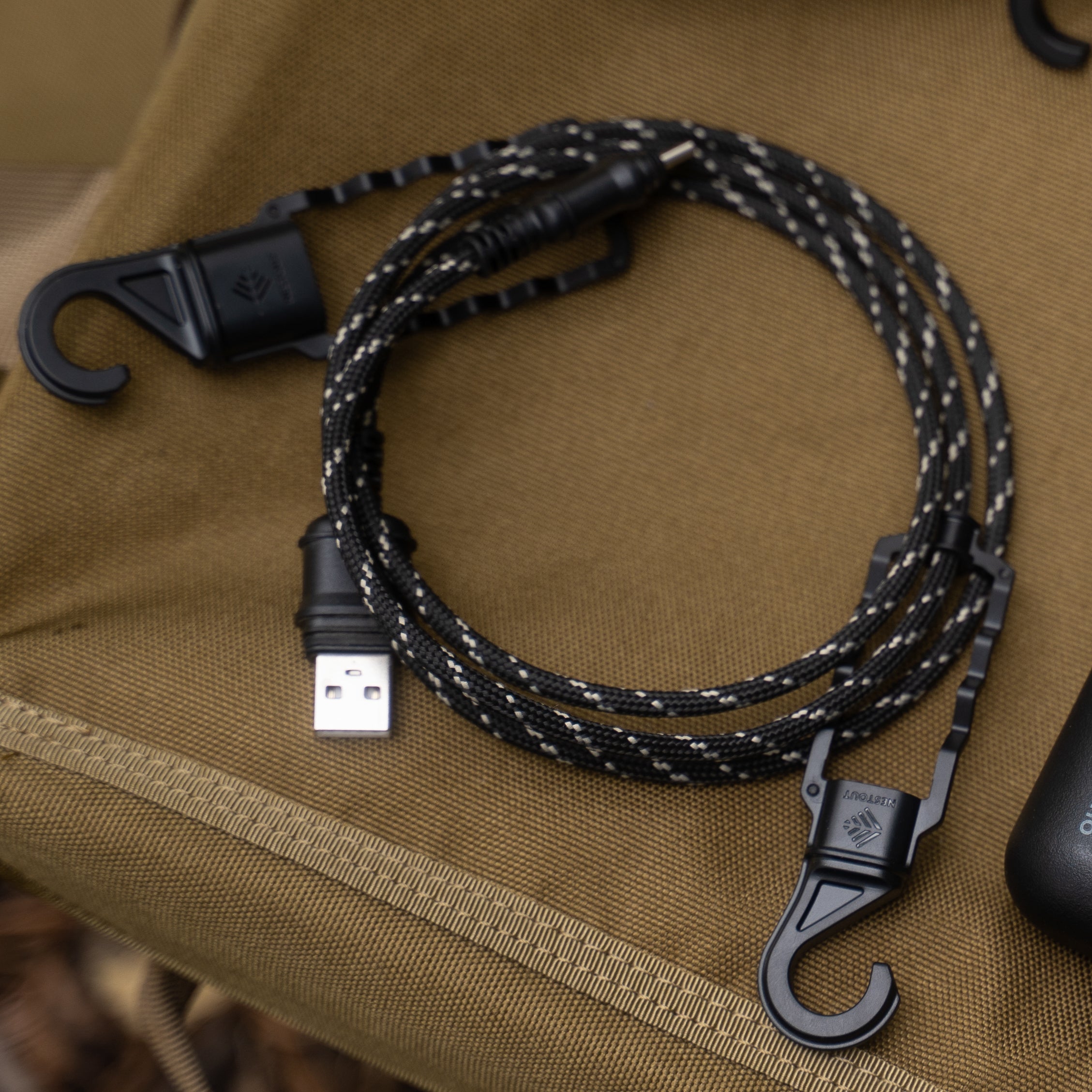 Nestout Outdoor Charging Cable, USB-A to USB-C