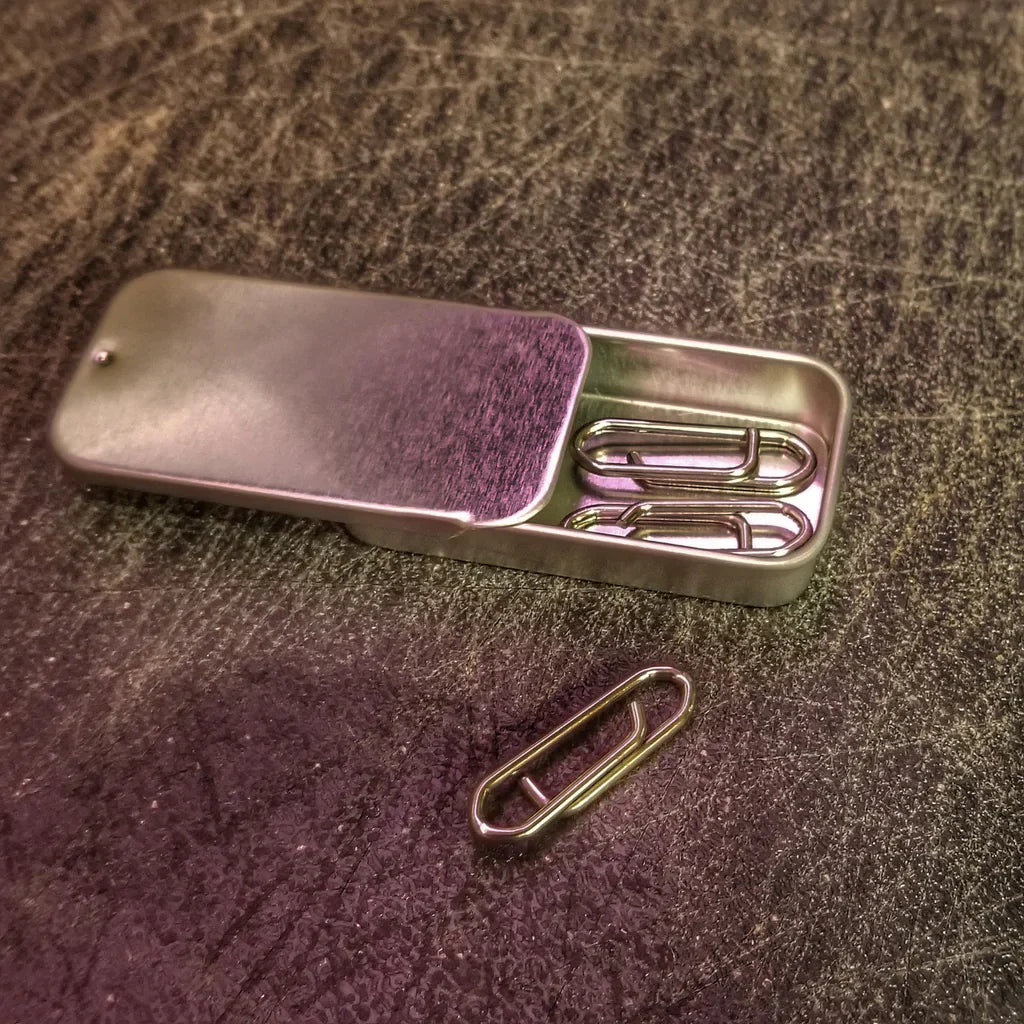 Low Profile Multifunction Paperclips - 4 Pack