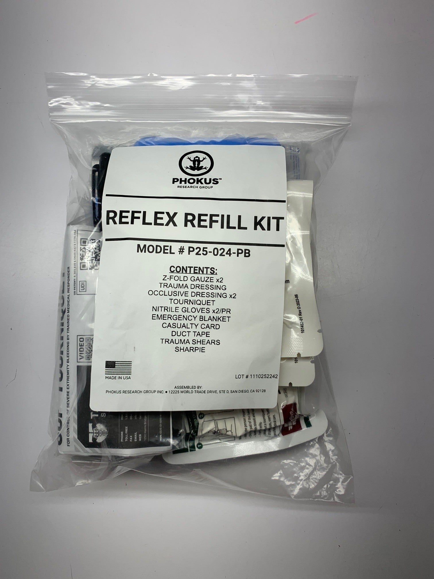 Phokus HSGI ReFlex™ IFAK Refill