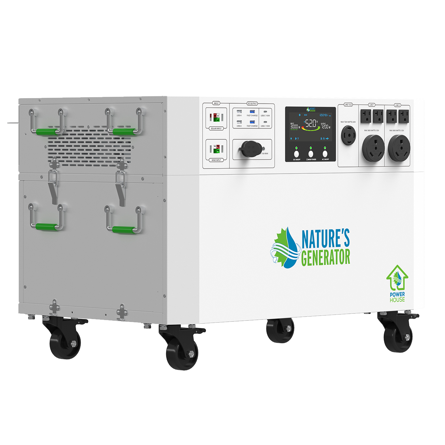 Nature's Generator Powerhouse Gen 2 Solar and Wind Generator