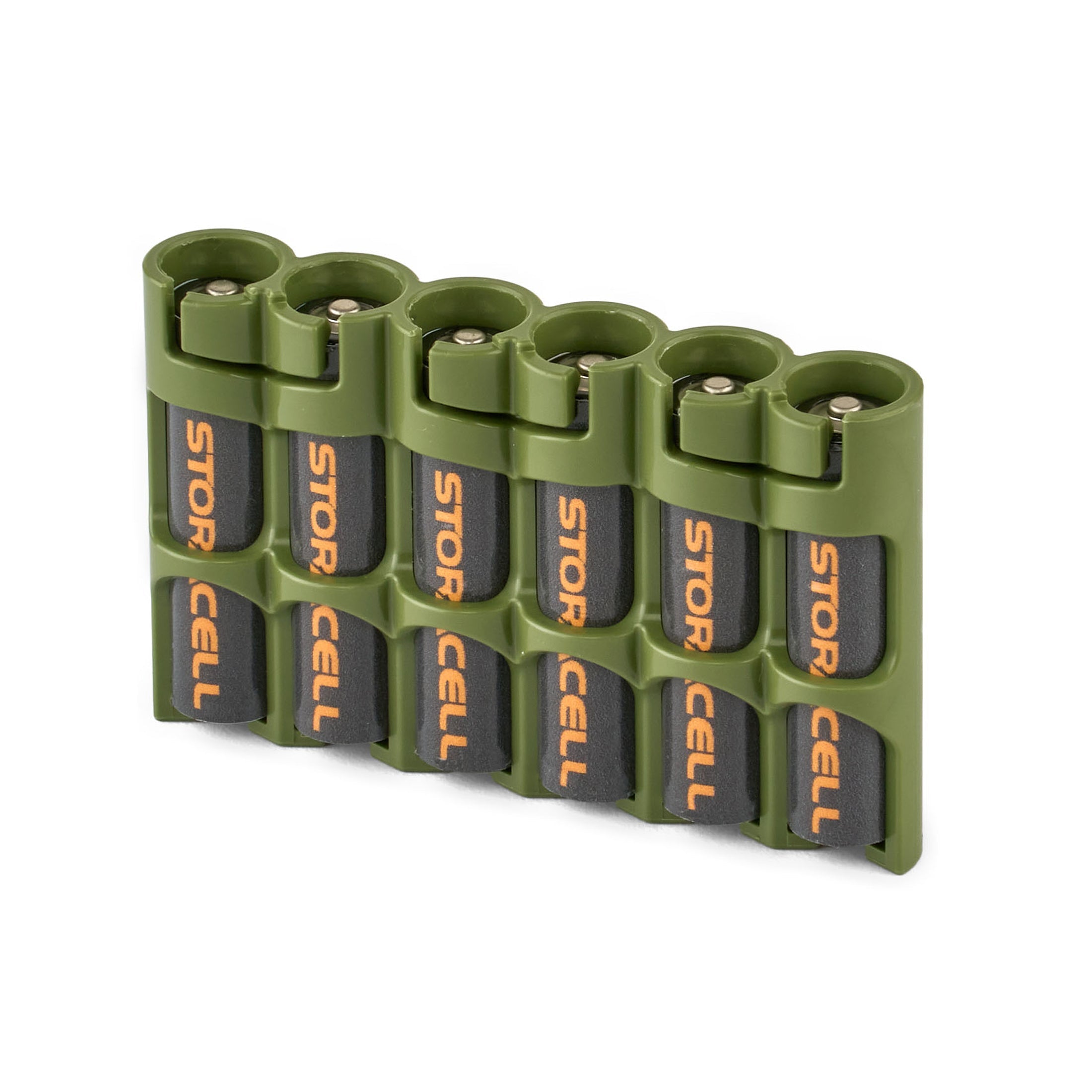 Storacell Slim Line AAA 6 Pack (Military Green)