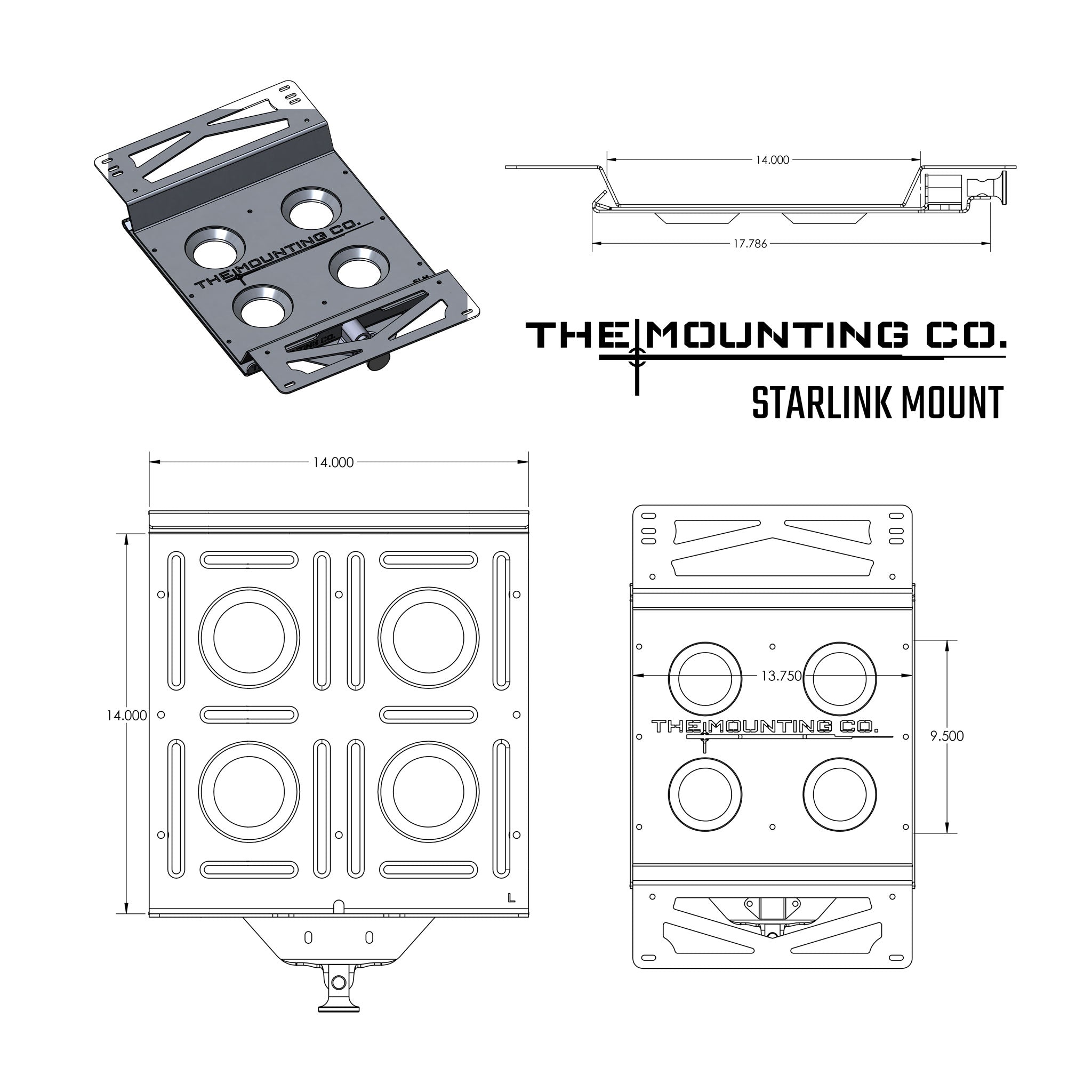The Mounting Company Starlink Mount