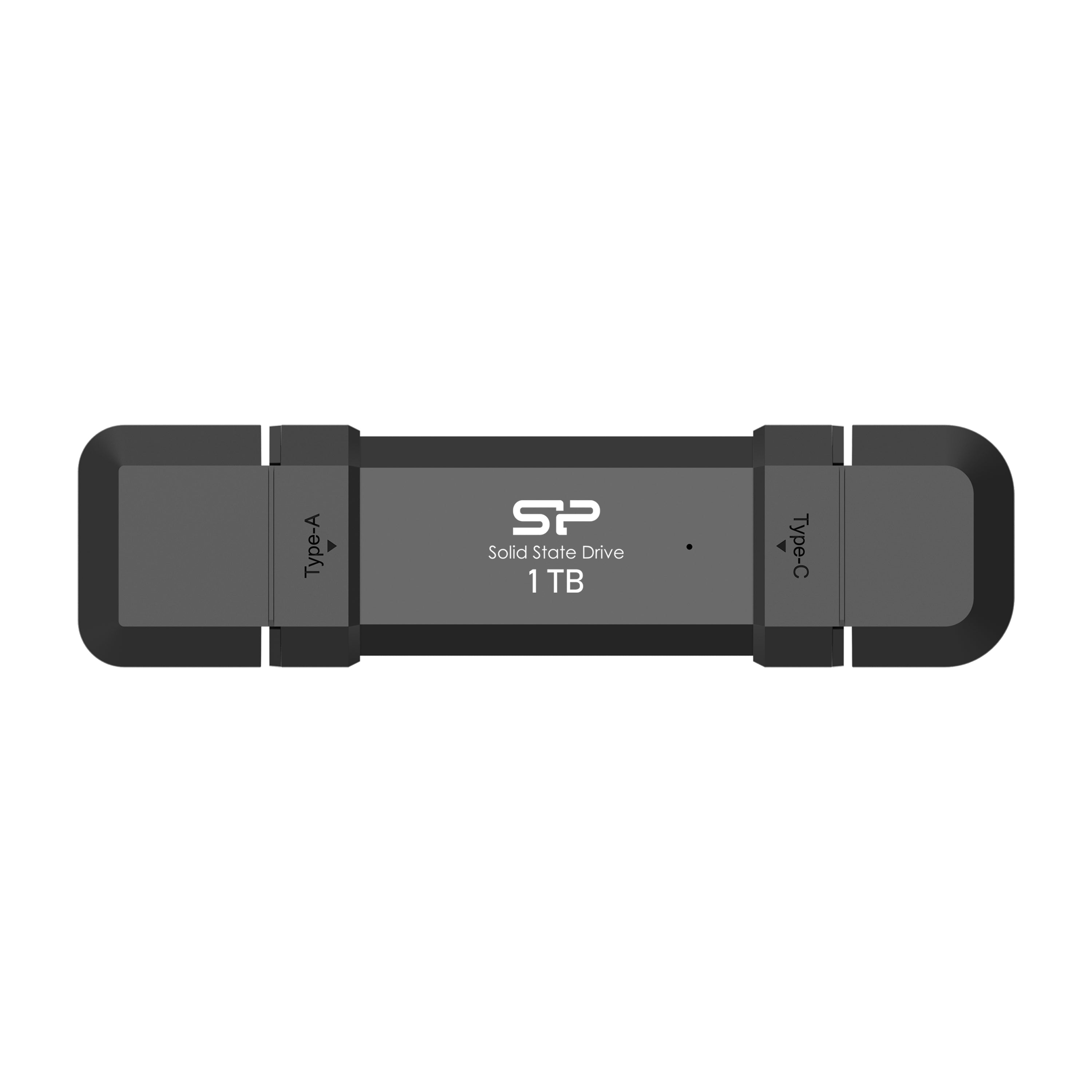 Silicon Power 1TB DS72 Dual USB-C/USB-A 3.2 Gen 2 Portable External SSD, Steam Deck and iPhone 15 Pro