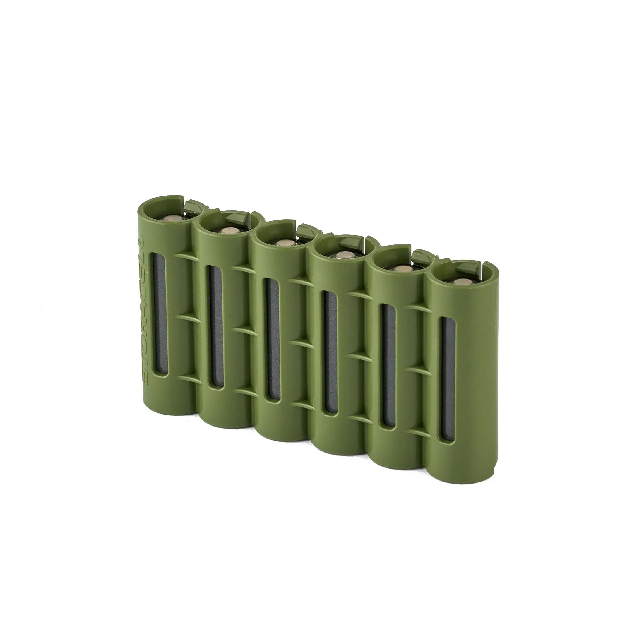 Storacell Slim Line AA 6 Pack (Military Green)