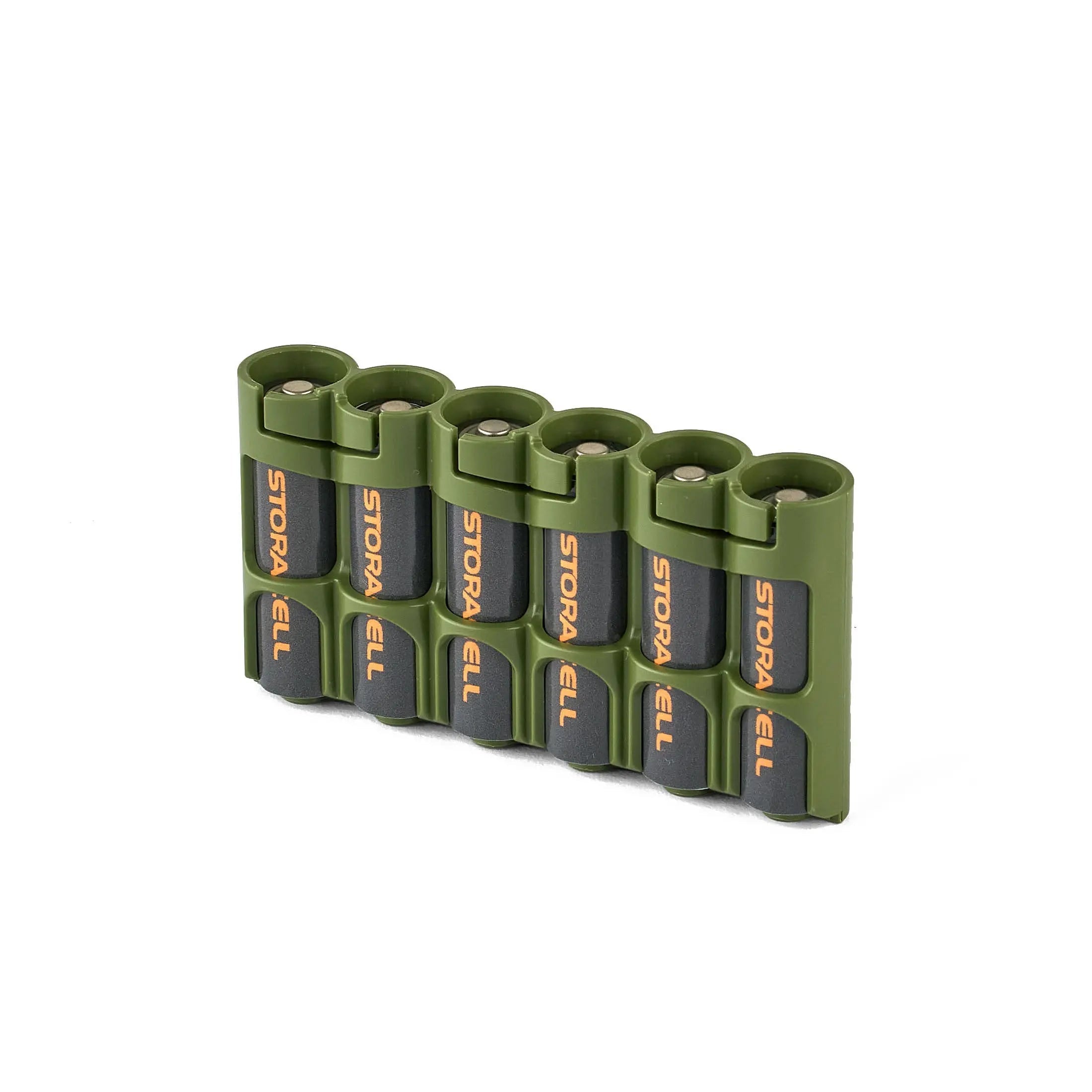 Storacell Slim Line AA 6 Pack (Military Green)