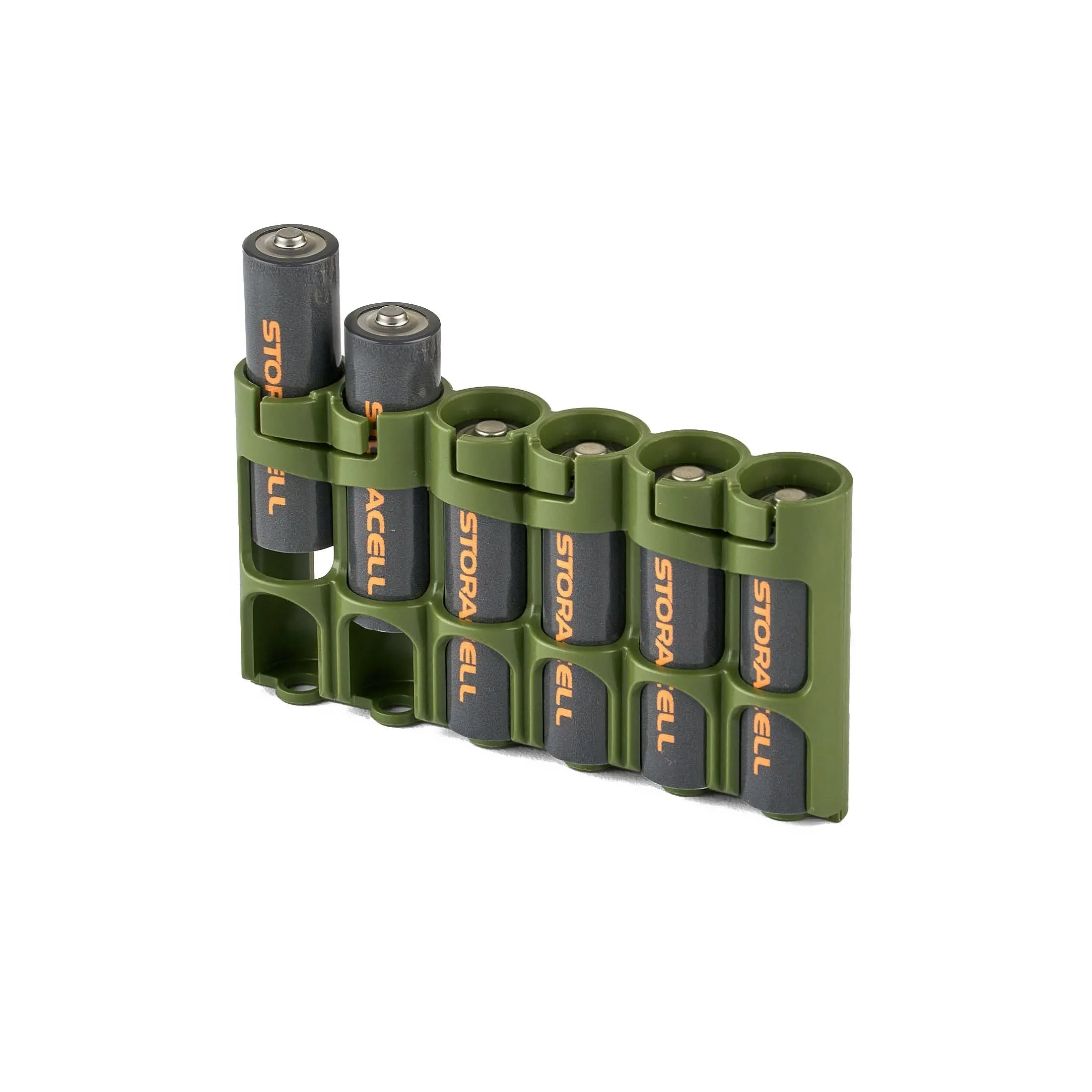 Storacell Slim Line AA 6 Pack (Military Green)