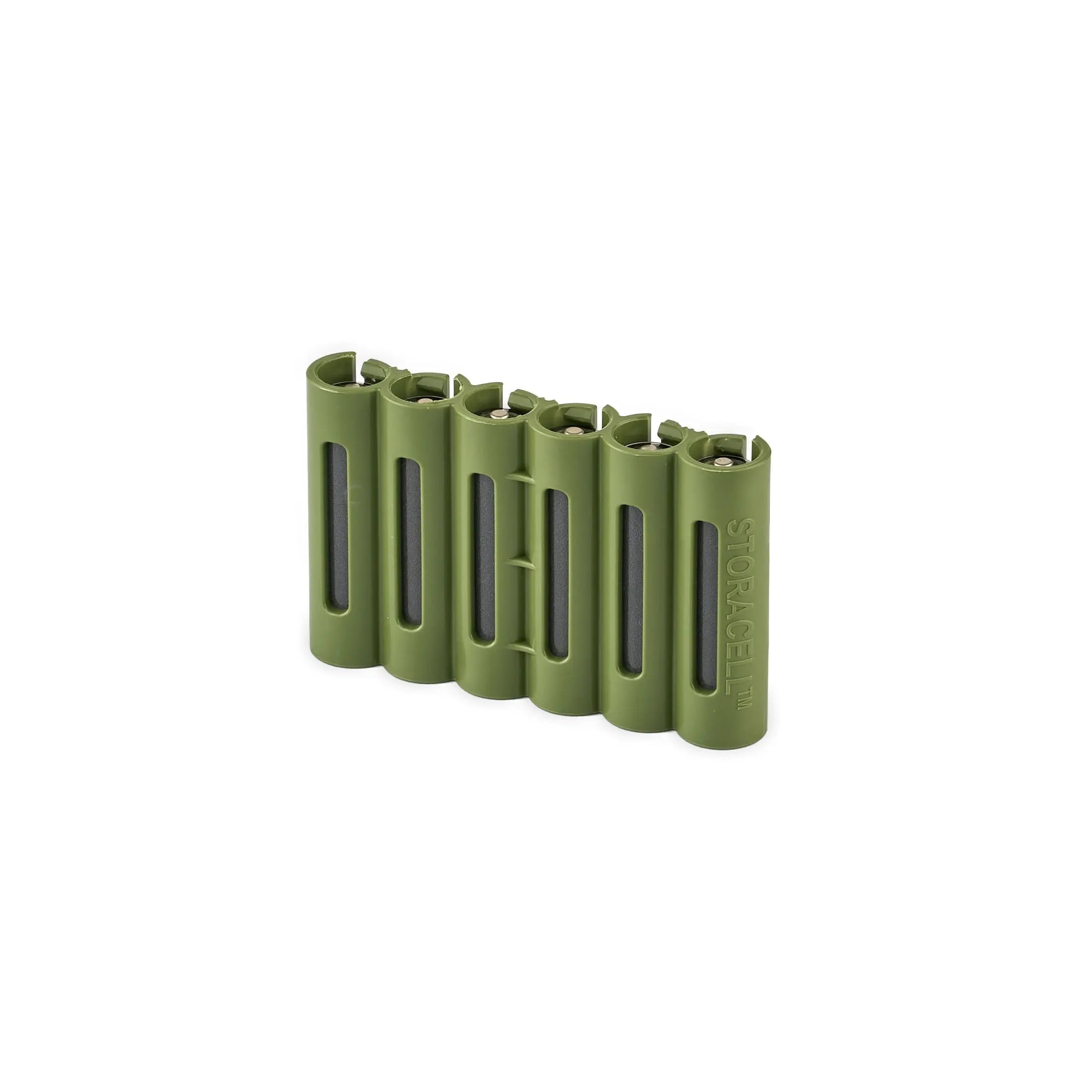 Storacell Slim Line AAA 6 Pack (Military Green)