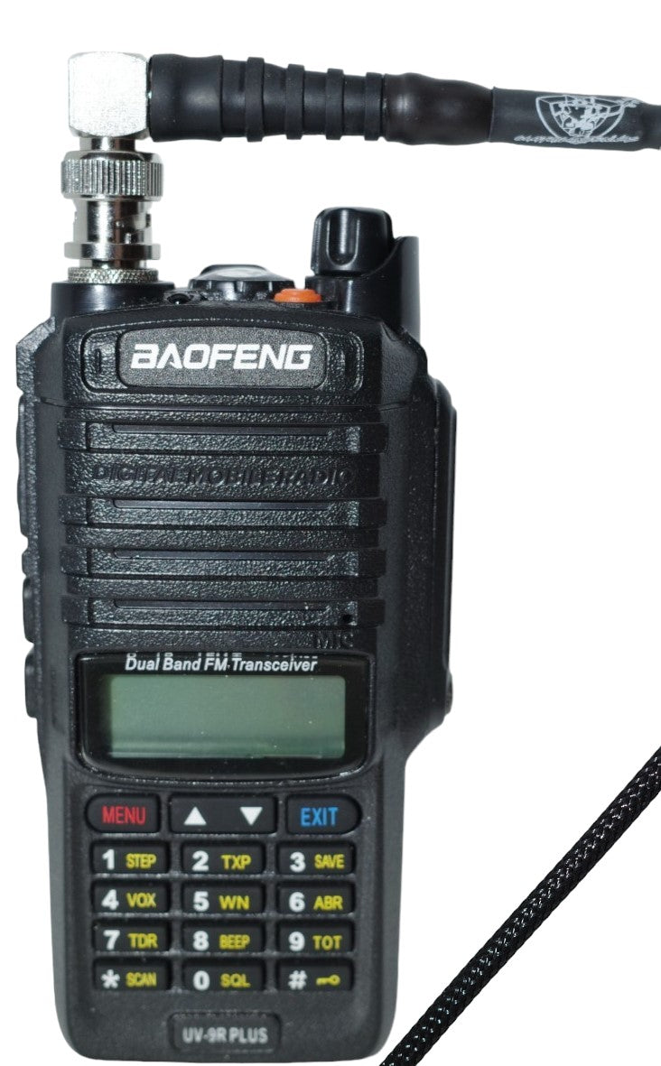 Caatail Antennas v2 Wearable Antenna W/"Small Walled" Adapter Package (BNC-F to SMA-F)