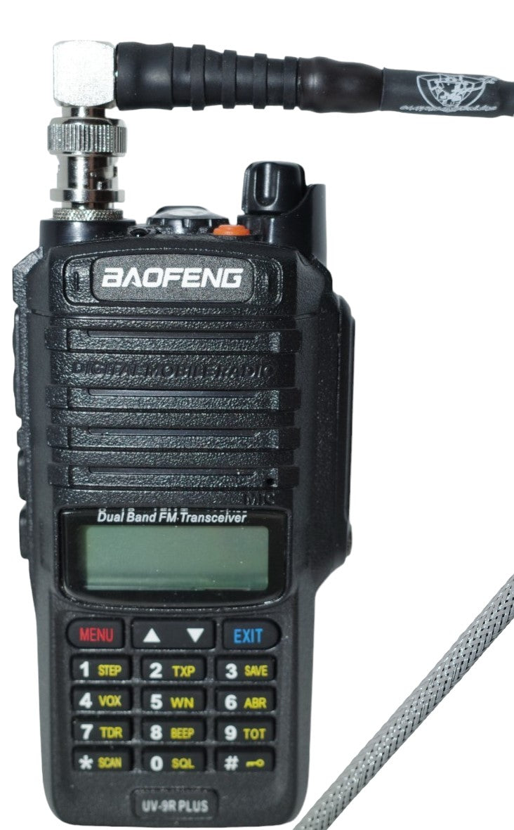 Caatail Antennas v2 Wearable Antenna W/"Small Walled" Adapter Package (BNC-F to SMA-F)