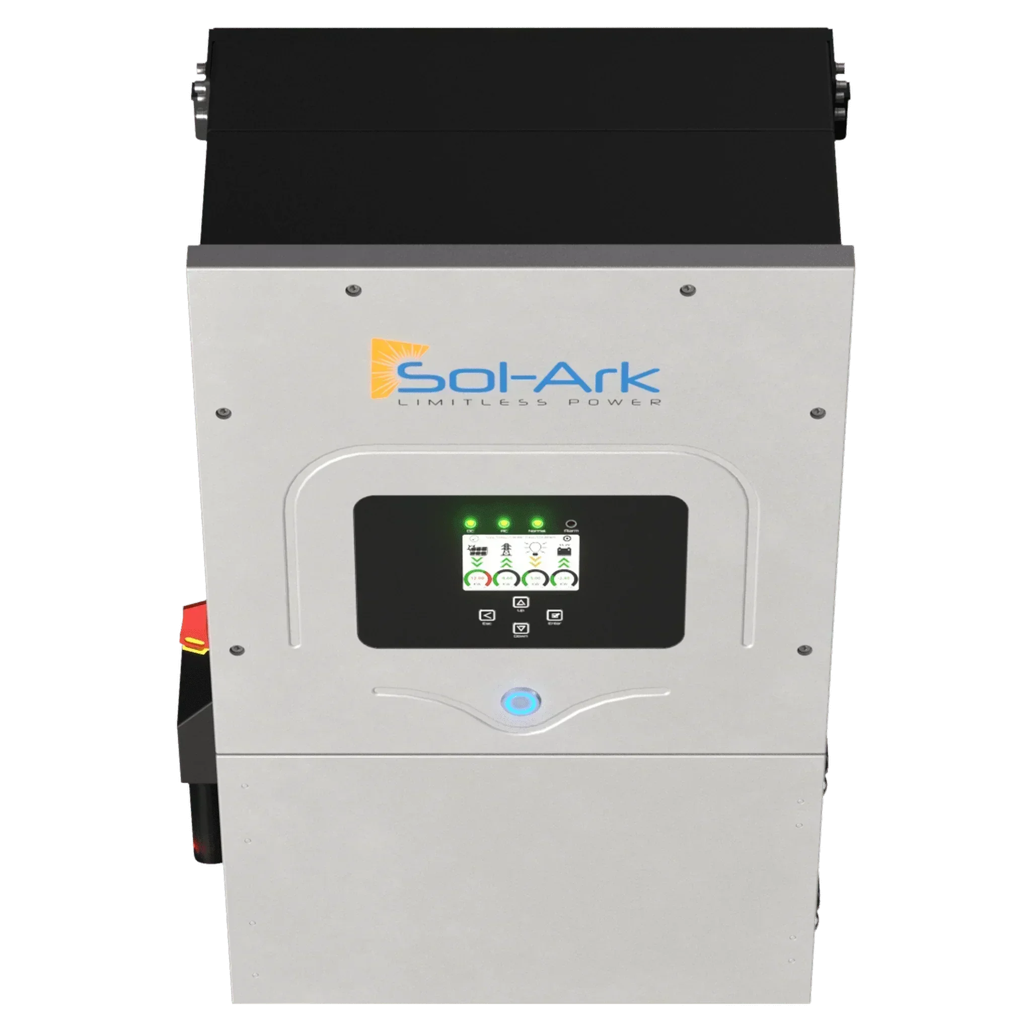 Sol-Ark 12K EMP Hardened | All-In-One Pre-Wired Hybrid Solar Inverter | 120/240/208V 48V  | 10-Year Warranty