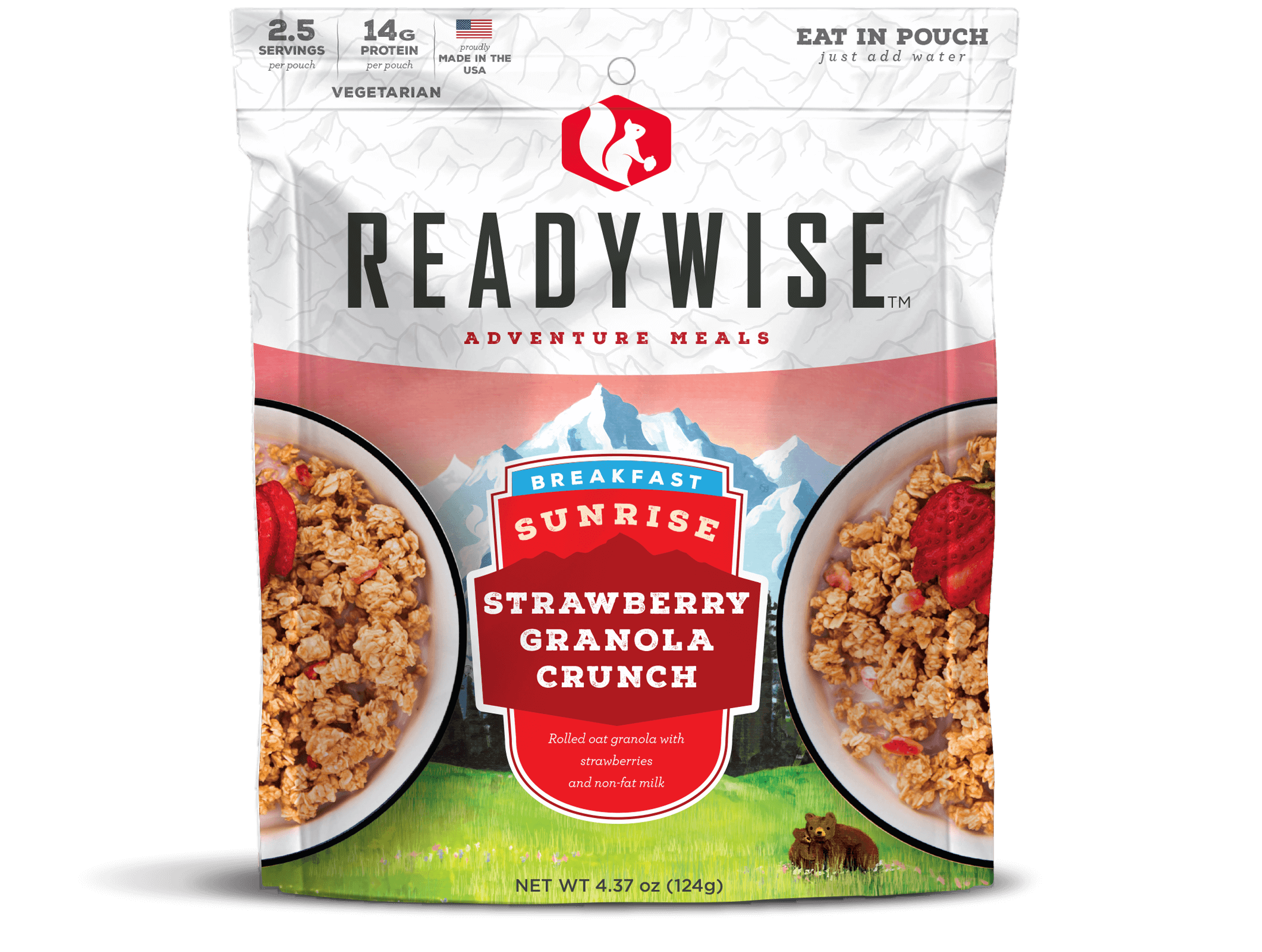 ReadyWise | Sunrise Strawberry Granola Crunch