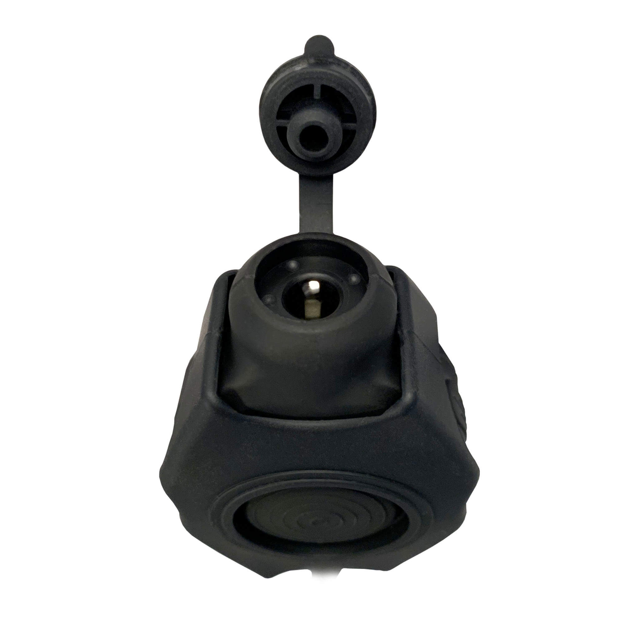 Material Communications Poltact Amplified PTT for Headset w/ Quick Disconnect(Hirose): NATO/Military Wiring, Gentex, Ops-Core, OTTO, 3M Peltor ComTac, XPI, MSA, Helicopter, & More - Hytera HP6 & HP7 Series, X1e, X1p, Z1p & More