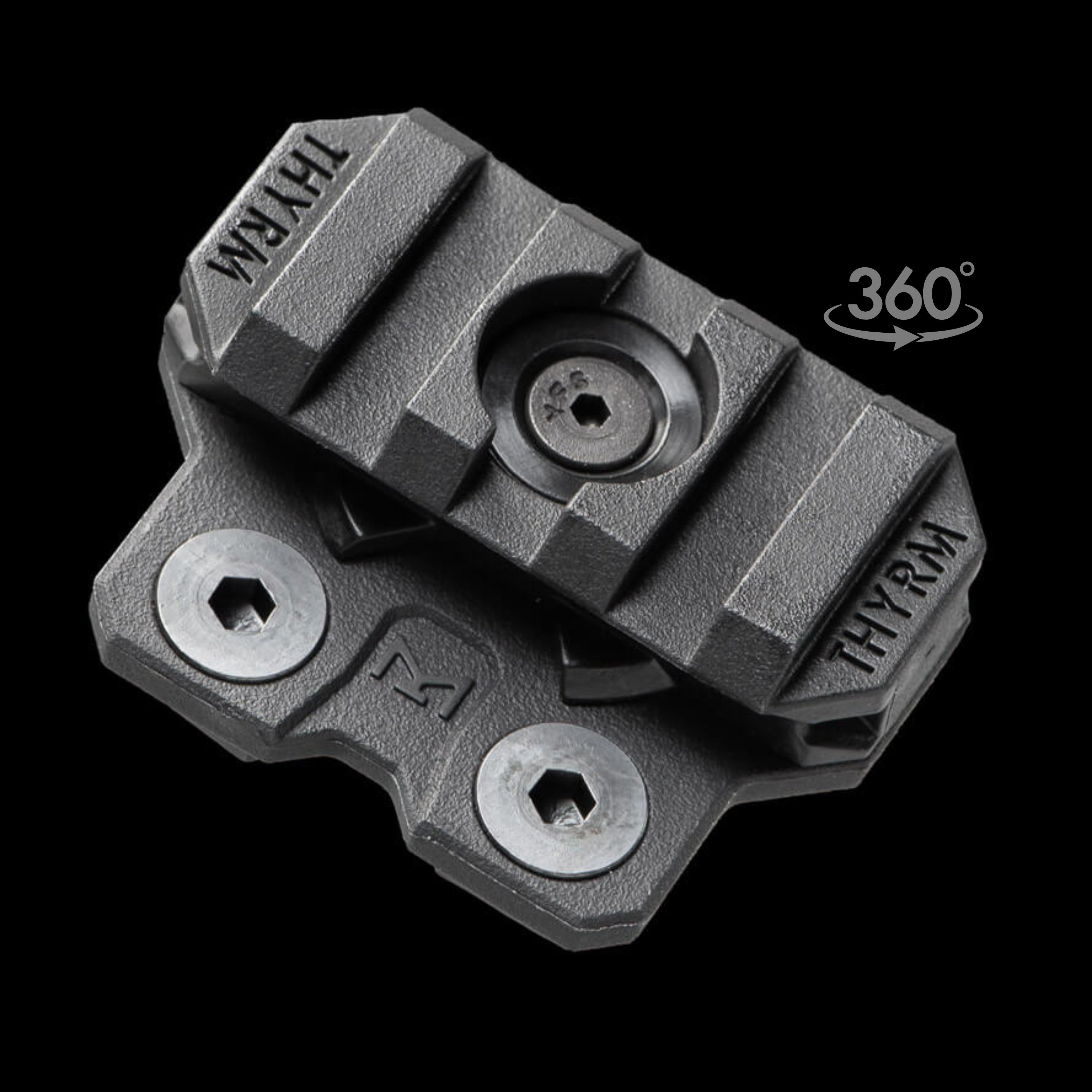 Thyrm VariArc | 360 Degree Helmet Light Mount with Integrated Picatinny Rail