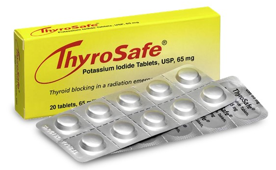 Mira Safety Thyrosafe | Potassium Iodide Tablets | 65 MG