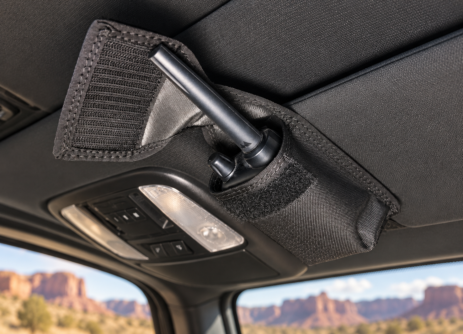 Sun Visor Radio Pouch