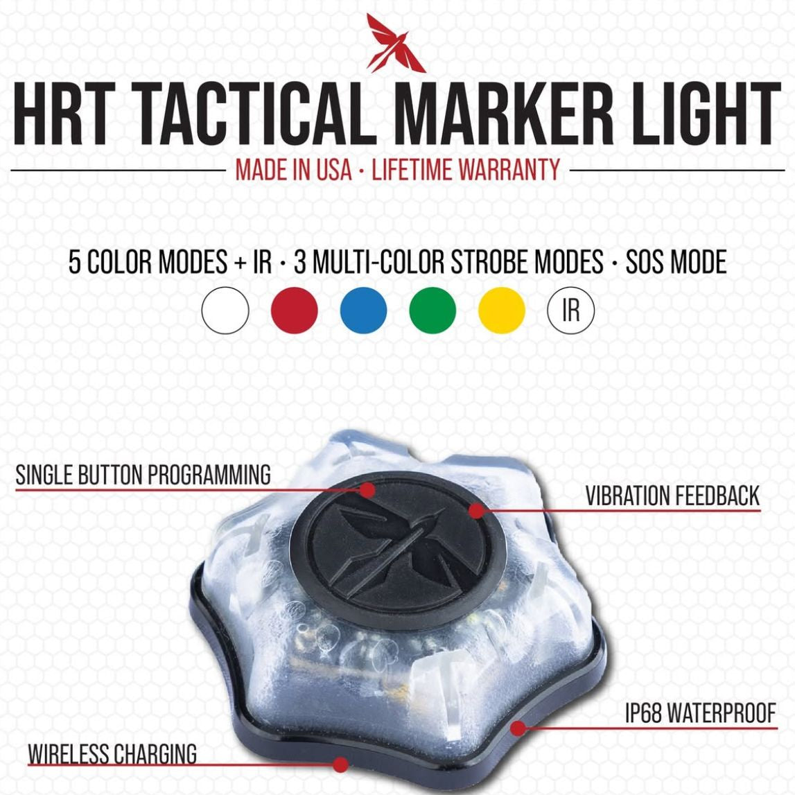 HRT Tactical Marker Light (Multi-Mode)(Wireless Charging)