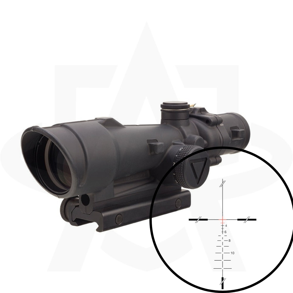 Trijicon ACOG 3.5x35 LED | 3.5x35 Scope w/ 12,000+ Hour Battery Life & TA51 Mount | Waterproof