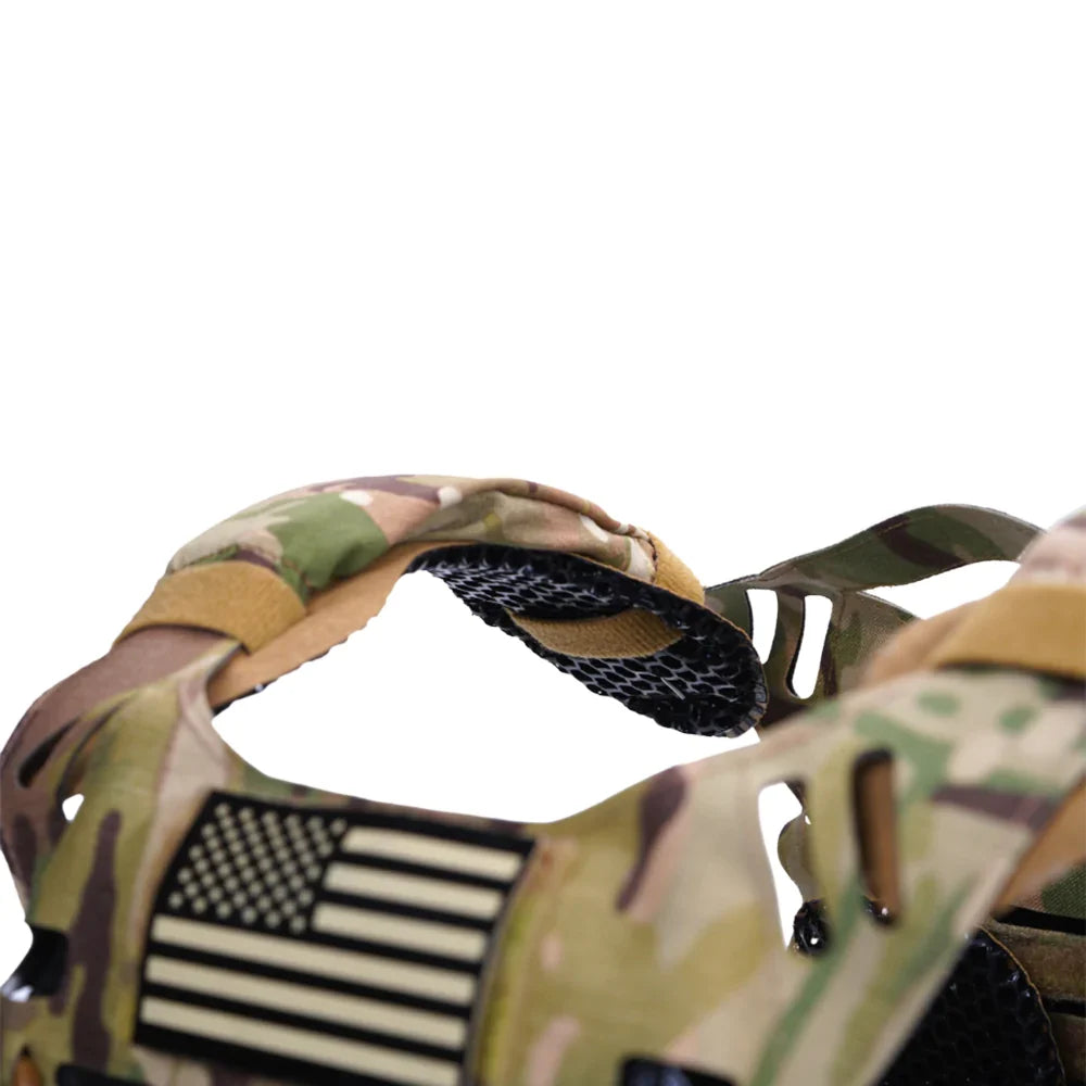 Qore Performance ICEVENTS® Plate Carrier Shoulder Pads - Classic [Heavy Loads] or Aero [Minimalist/Lighter Loads] (PowerMesh backing)