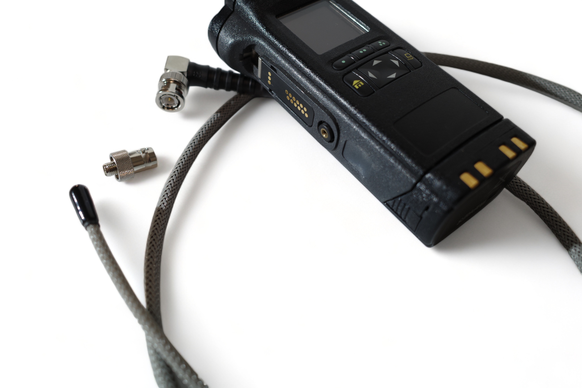 Caatail Antennas v2 Wearable Antenna W/"Small Walled" Adapter Package (BNC-F to SMA-F)