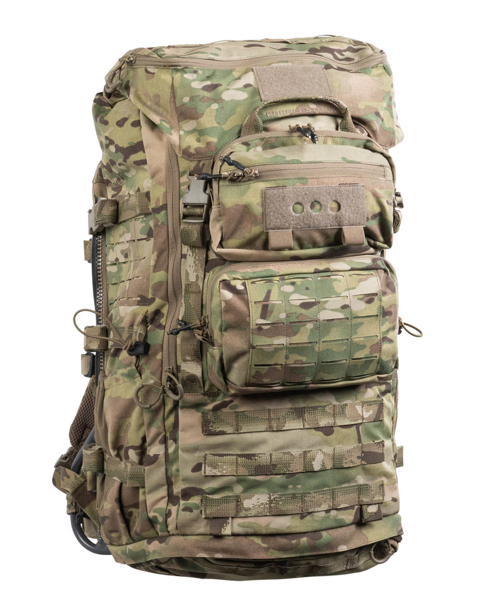 Eberlestock Mission Ruck Pack | Massive 80L Capacity & Radio-Ready Cable Routing | Full Modularity for Custom Gear Attachments