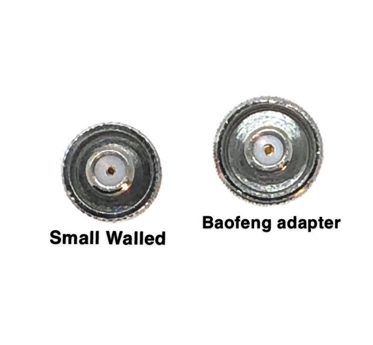 Caatail Antennas Small Walled Adapter (BNC-F to SMA-F)