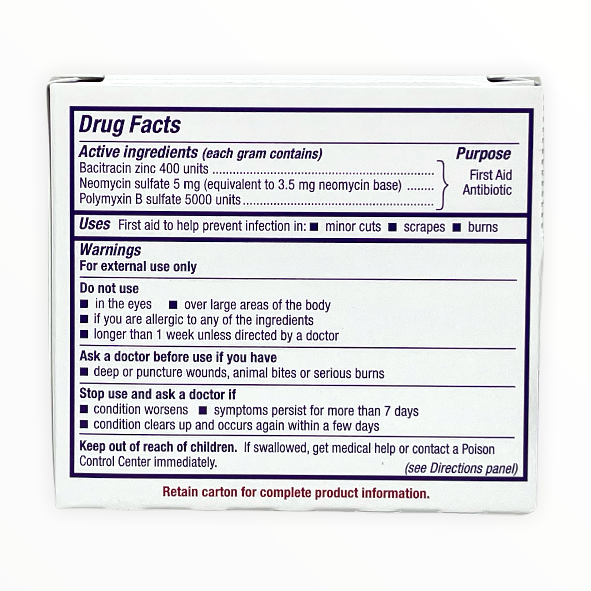 Triple Antibiotic Ointment
