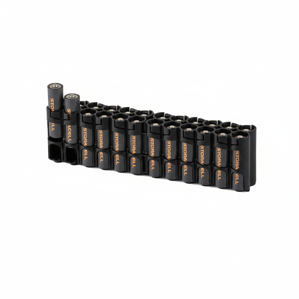Storacell 24 AA Pack Battery Caddy (Black)
