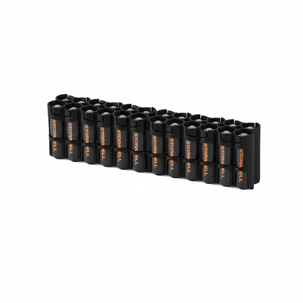 Storacell 24 AA Pack Battery Caddy (Black)