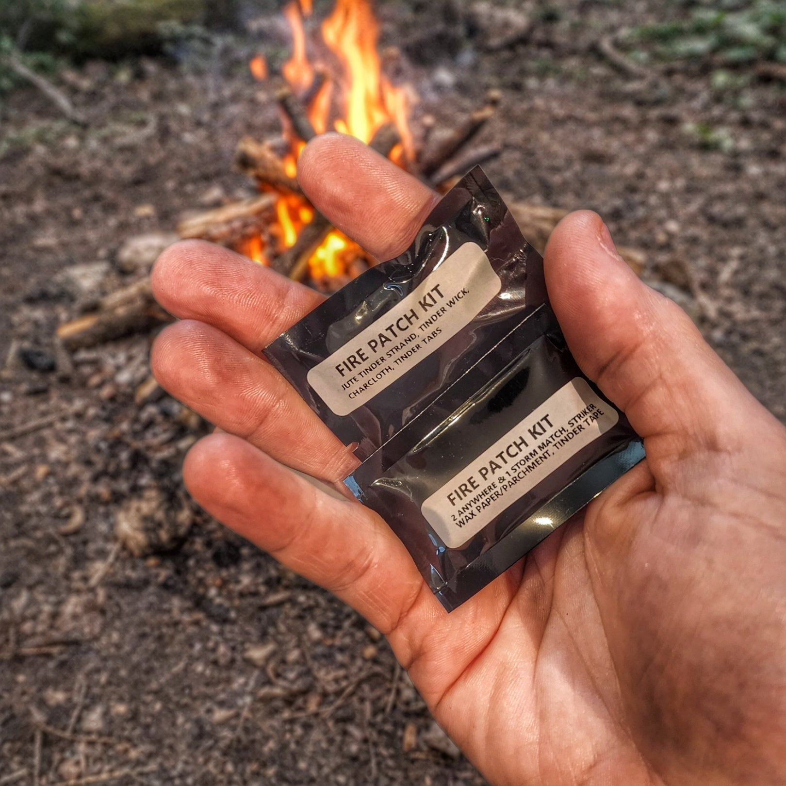 Fire Patch Kit: fire crafting supplies and tinder
