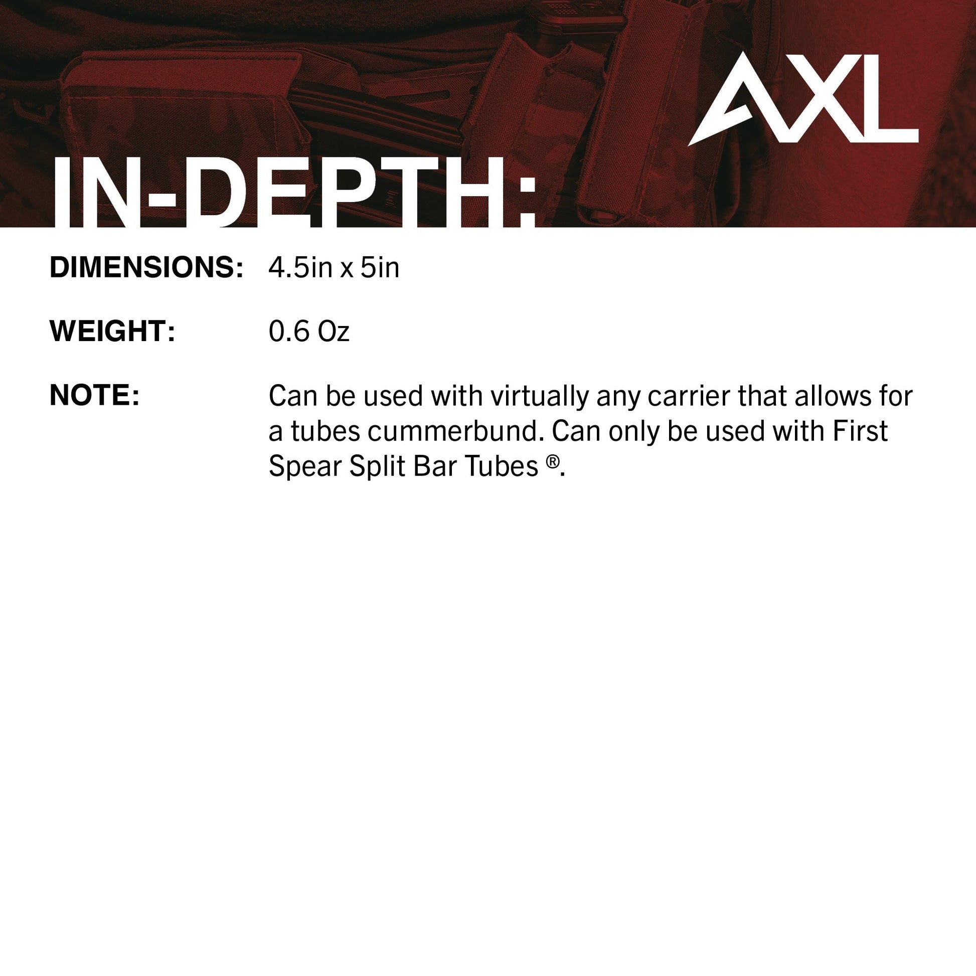 AXL Advanced Standard Tubes Adapter