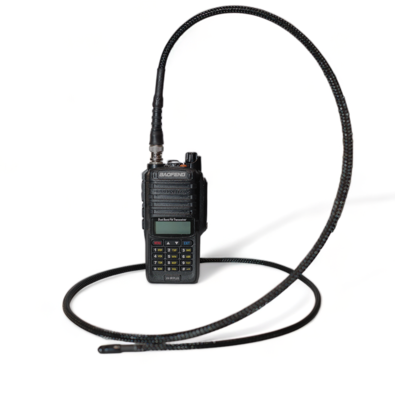 Caatail Antennas v2 Wearable Antenna W/"Small Walled" Adapter Package (BNC-F to SMA-F)
