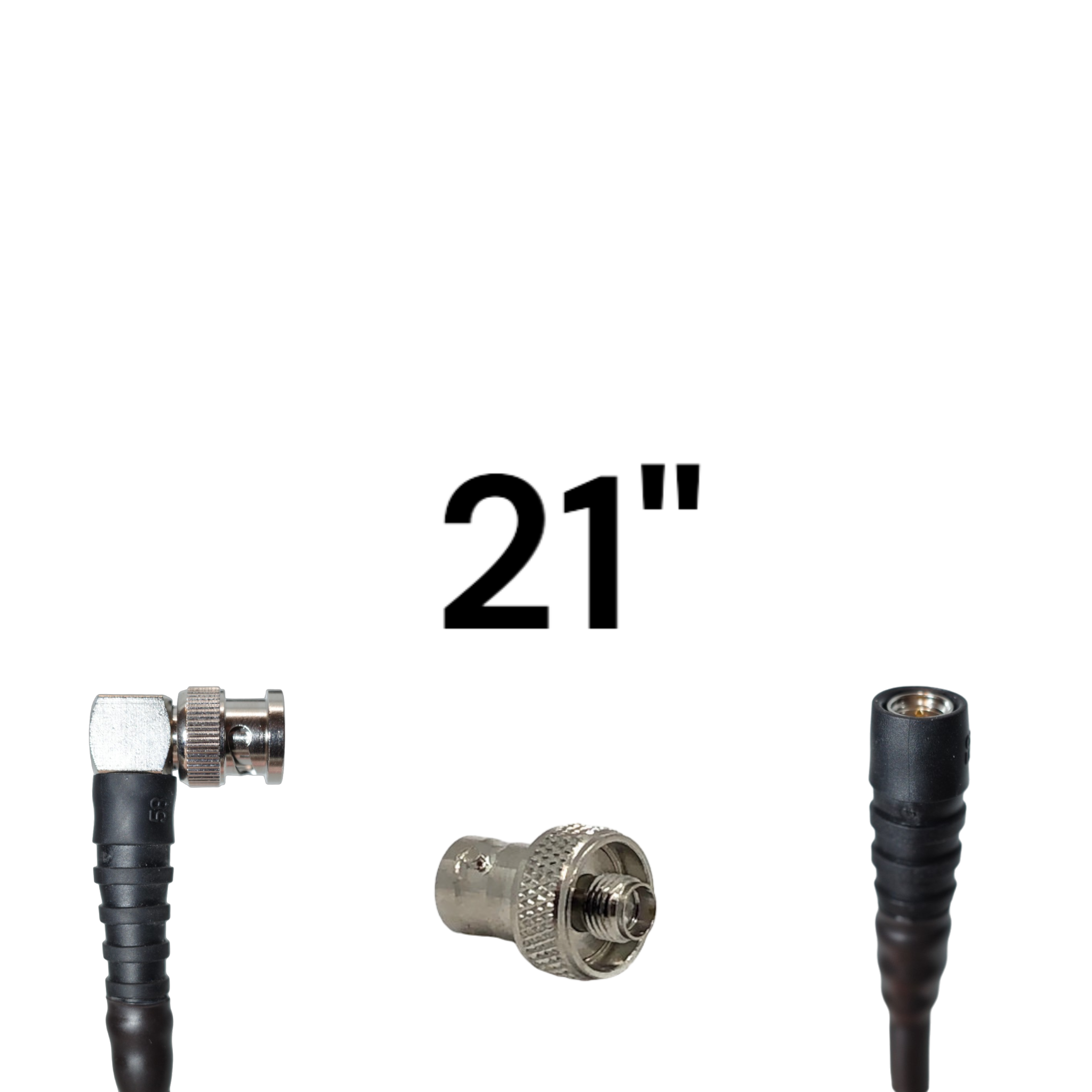 Caatail Antennas "Shorty" Up Armored Antenna Relocation Cable (SMA-M Antenna End)