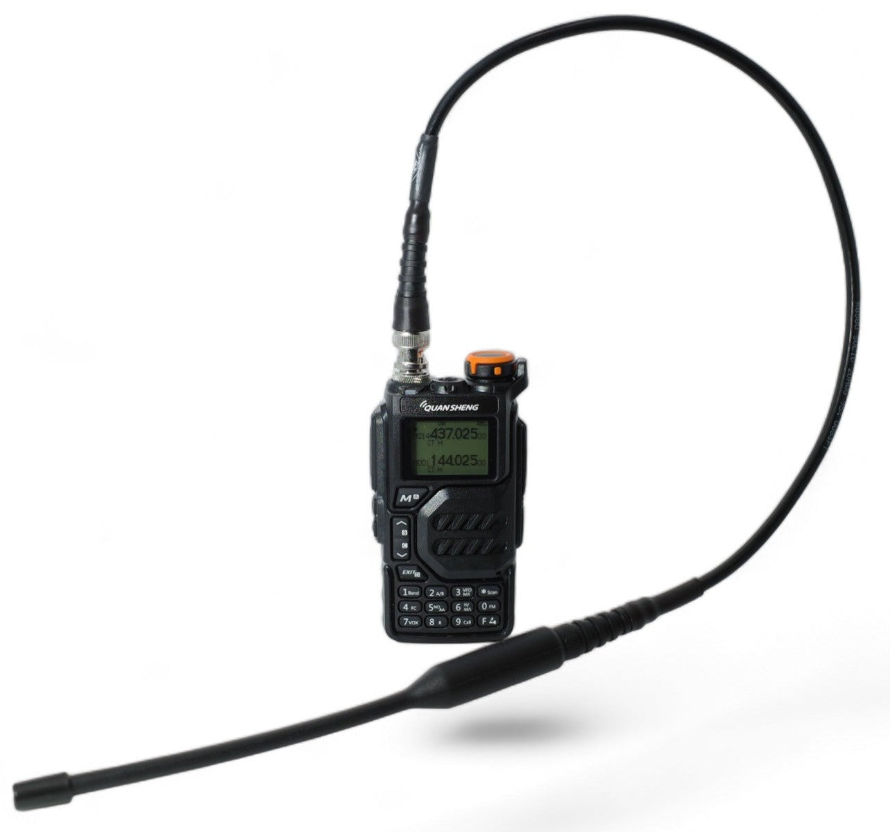 Caatail Antennas "Shorty" Up Armored Antenna Relocation Cable (SMA-M Antenna End)