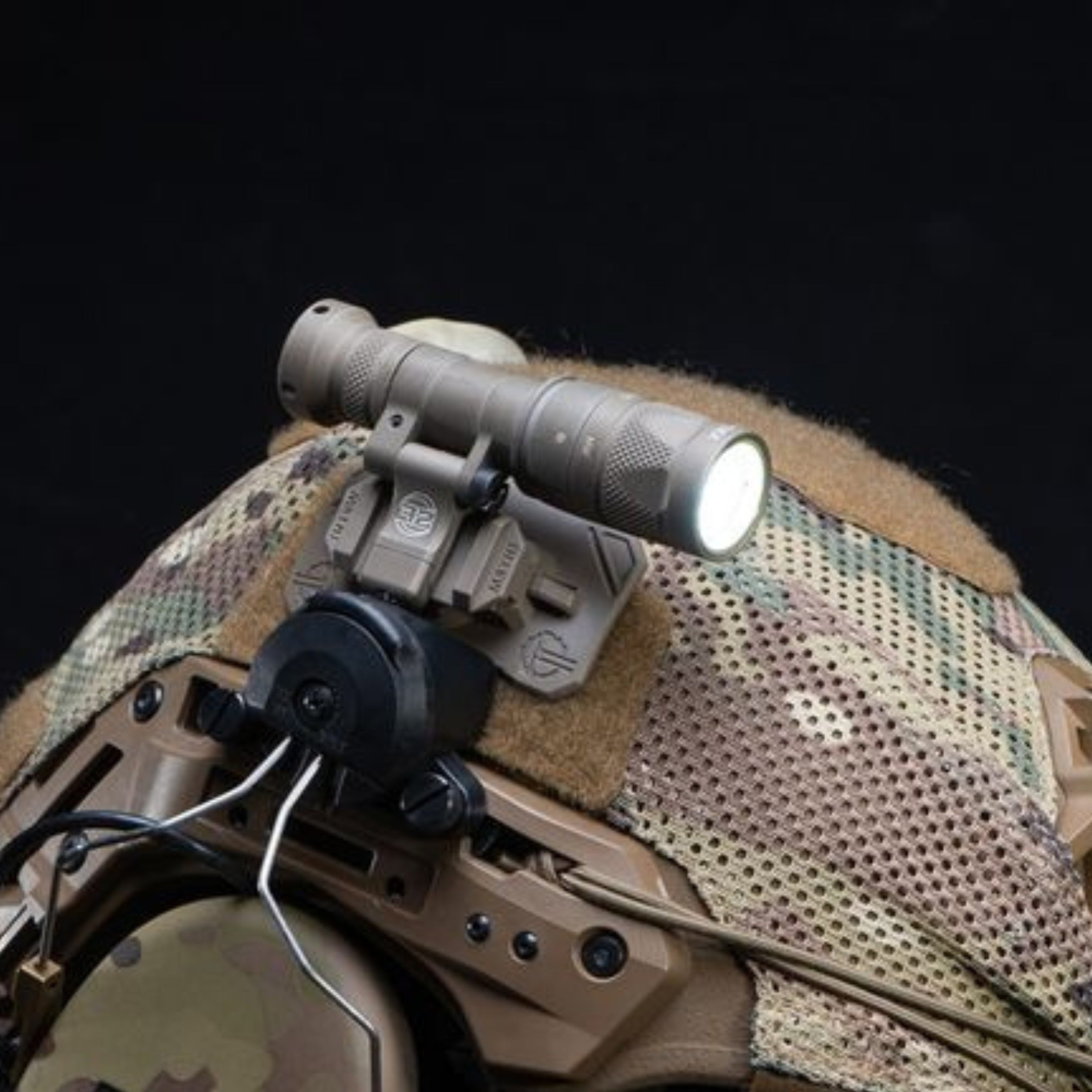 Thyrm VariArc | 360 Degree Helmet Light Mount with Integrated Picatinny Rail