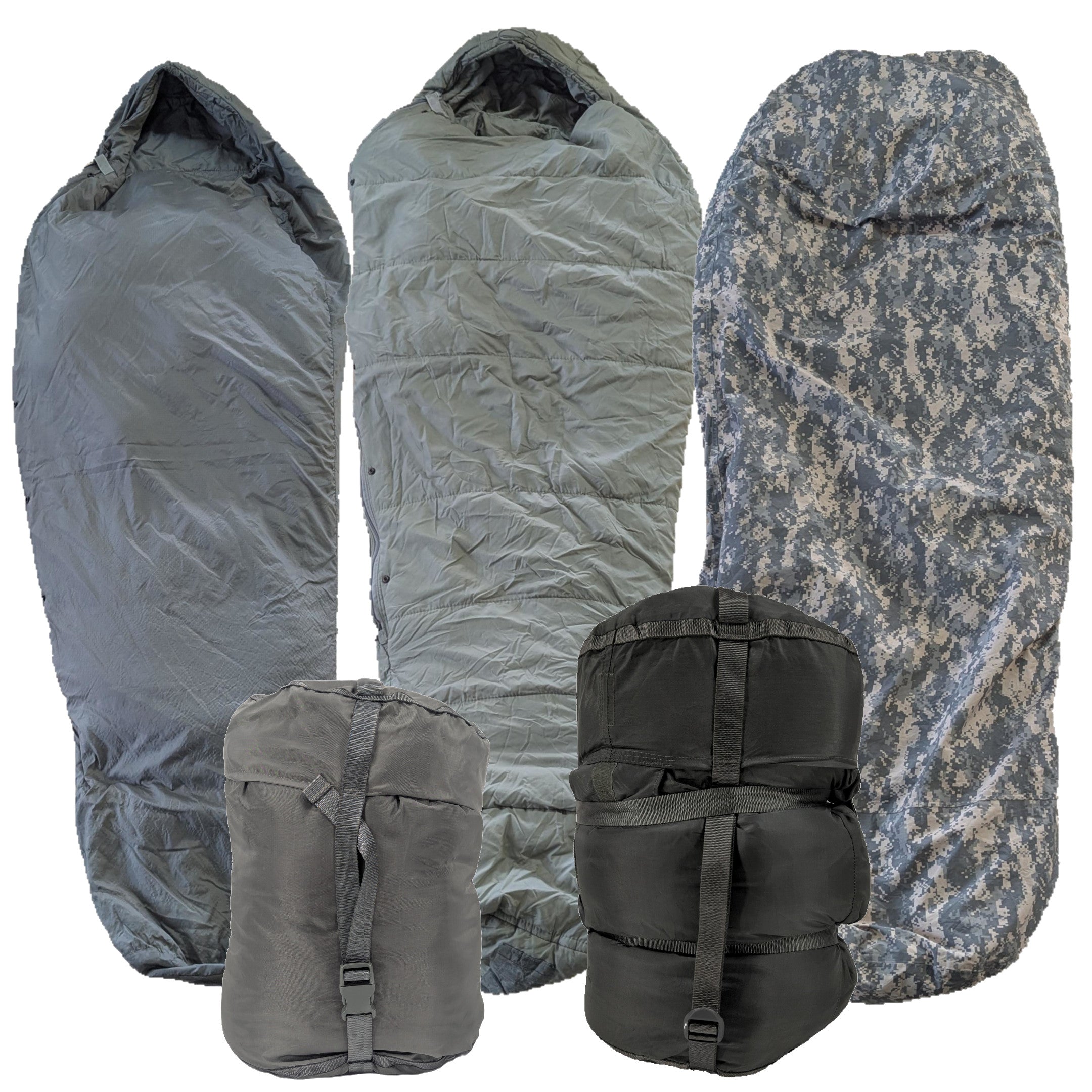U.S. Military Surplus 5-Piece Modular Sleep System (IMSS) - ACU/UCP