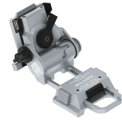 Wilcox G24 | Dovetail Mount for NVGs w/ Breakaway Safety for Neck Injury Prevention